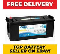 ES1600 Exide G140 Marine and Multifit Gel Leisure Battery 140Ah
