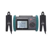 ES2010+ Double Clamp Digital Phase Meter, AC Voltage & Current Tester, Phase Sequence Analyzer, High Precision Voltammeter for Electrical Testing