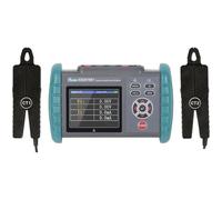 ES2010E+ Intelligent Double Clamp Phase Meter, AC Voltage & Current Tester, Power & Power Factor Analyzer, Phase Sequence, Data Storage Voltammeter