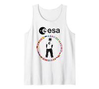 ESA Astronaut Cool Outfit in Member States Flag Tank Top
