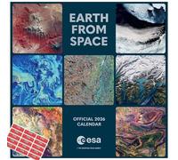 ESA Earth From Space 2026 Calendar Square Wall Calendar, Official European Space Agency Photography with FREE Organisational Stickers Included