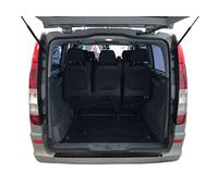 ESA Rear Bumper Protector For MERCEDES BENZ VITO W639 2010 to 2014 ABS Plastic, Black