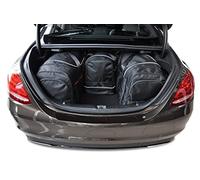 ESA Rear Bumper Protector For MERCEDES BENZ W205 SEDAN 2014-2021 ABS Plastic, Black