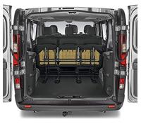 ESA Rear Bumper Protector For RENAULT TRAFIC 2005 to 2015 ABS Plastic, Black