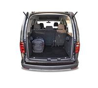 ESA Rear Bumper Protector For VOLKSWAGEN CADDY 2018 to 2021 ABS Plastic, Black