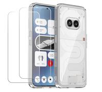 Esakycn for Nothing Phone 2a Clear Case, Phone Case with 2 Pack Screen Protector Transparent TPU Shock-Absorption Flexible Cell Cover for Nothing Phone 2a.