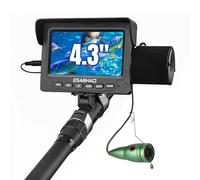 ESANHAO Underwater Fishing Camera for Rod Portable 1200TVL Fish Camera with Light, 4.3'' LCD Monitor, 15m/49ft Cable for Ice Fishing, Lake Kayak Boat Saltwater Fishing