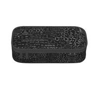 ESASAM Abstract Science Chemistry Illustration 3D Print Stylish Pencil Case - Oxford Fabric, Spacious, and Durable Design for Organized Storage