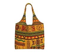 ESASAM African National Patterns Stylish Canvas One-Shoulder Commuter Bag-Suitable For Daily Use And Urban Exploration