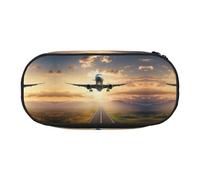ESASAM Airplane Fashion Pencil Case-The Necessary Storage Space for Pens, Pencils and Stationery