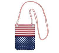 ESASAM American Flag Stars Stripes Diagonal Phone Case, Suitable For Daily Carrying, Lightweight, Waterproof, And Durable