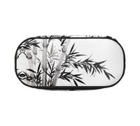 ESASAM Bamboo Tree Image Chinese Calligraphy Fashion Pencil Case-The Necessary Storage Space for Pens, Pencils and Stationery