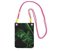 ESASAM Banana Leaf Green A Large Capacity Crossbody Phone Case For Worry Free Travel