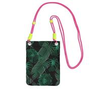 ESASAM Banana Leaf Green A Large Capacity Crossbody Phone Case For Worry Free Travel