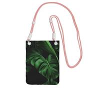 ESASAM Banana Leaf Green A Large Capacity Crossbody Phone Case For Worry Free Travel