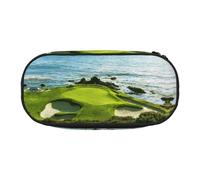 ESASAM Beach Golf Course Fashion Pencil Case-The Necessary Storage Space for Pens, Pencils and Stationery