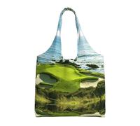 ESASAM Beach Golf Course Stylish Canvas One-Shoulder Commuter Bag-Suitable For Daily Use And Urban Exploration