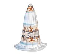 ESASAM Beach Theme Teenage Hooded Cloak - Oversized Hat, Comfortable And Durable
