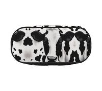 ESASAM Black and White Cow Fashion Pencil Case-The Necessary Storage Space for Pens, Pencils and Stationery