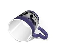 ESASAM Black and White Cow Starry Sky Color Changing Mug, Adding A Touch of Magic to Your Daily Life
