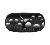 ESASAM Black and White Golf Fashion Pencil Case-The Necessary Storage Space for Pens, Pencils and Stationery