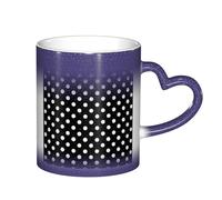 ESASAM Black and White Polka Dots Starry Sky Color Changing Mug, Adding A Touch of Magic to Your Daily Life