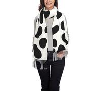 ESASAM Black Leopard Winter Warm Shawl Scarf, Soft And Comfortable, Lightweight And Warm