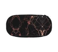 ESASAM Black Rose Gold Marble Fashion Pencil Case-The Necessary Storage Space for Pens, Pencils and Stationery