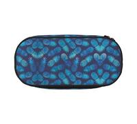ESASAM Blue Pineapple Fashion Pencil Case-The Necessary Storage Space for Pens, Pencils and Stationery