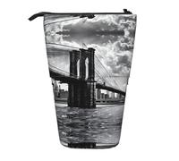 ESASAM Brooklyn Bridge A Pencil Case with A Retractable Design, Versatile and Durable