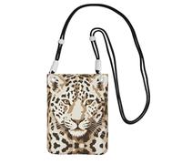 ESASAM Brown Pattern Leopard A Large Capacity Crossbody Phone Case For Worry Free Travel