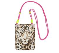 ESASAM Brown Pattern Leopard A Large Capacity Crossbody Phone Case For Worry Free Travel