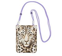 ESASAM Brown Pattern Leopard A Large Capacity Crossbody Phone Case For Worry Free Travel