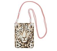 ESASAM Brown Pattern Leopard A Large Capacity Crossbody Phone Case For Worry Free Travel