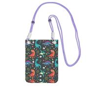 ESASAM Cartoon Dinosaur A Large Capacity Crossbody Phone Case For Worry Free Travel