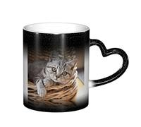 ESASAM Cat Starry Sky Color Changing Mug, Adding A Touch of Magic to Your Daily Life