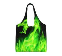 ESASAM Chinese Dragon Stylish Canvas One-Shoulder Commuter Bag-Suitable For Daily Use And Urban Exploration