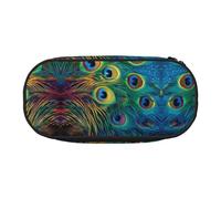 ESASAM Colored Peacock Fashion Pencil Case-The Necessary Storage Space for Pens, Pencils and Stationery