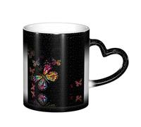 ESASAM Colorful Butterfly Starry Sky Color Changing Mug, Adding A Touch of Magic to Your Daily Life