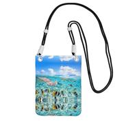 ESASAM Colorful Fishes A Large Capacity Crossbody Phone Case For Worry Free Travel