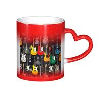 ESASAM Colorful Guitars Starry Sky Color Changing Mug, Adding A Touch of Magic to Your Daily Life