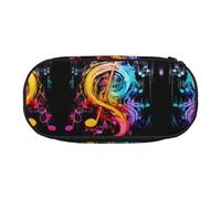 ESASAM Colorful Music Notes Fashion Pencil Case-The Necessary Storage Space for Pens, Pencils and Stationery