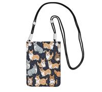 ESASAM Corgi Pattern A Large Capacity Crossbody Phone Case For Worry Free Travel