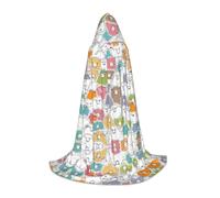 ESASAM Cute Colorful Sheep Cartoon Teenage Hooded Cloak - Oversized Hat, Comfortable And Durable