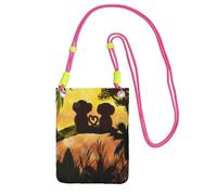 ESASAM Cute Couple Monkey A Large Capacity Crossbody Phone Case For Worry Free Travel