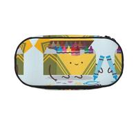 ESASAM Cute Crayons Box Fashion Pencil Case-The Necessary Storage Space for Pens, Pencils and Stationery