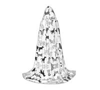 ESASAM Cute Dachshund Dog Teenage Hooded Cloak - Oversized Hat, Comfortable And Durable