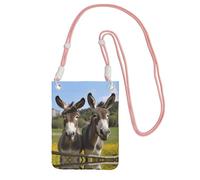 ESASAM Cute Donkeys A Large Capacity Crossbody Phone Case For Worry Free Travel