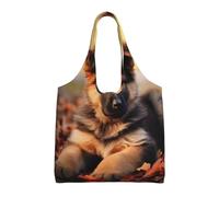 ESASAM Cute German Shepherd Puppy Stylish Canvas One-Shoulder Commuter Bag-Suitable For Daily Use And Urban Exploration