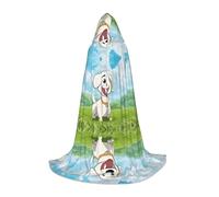 ESASAM Cute Labrador Dog Teenage Hooded Cloak - Oversized Hat, Comfortable And Durable